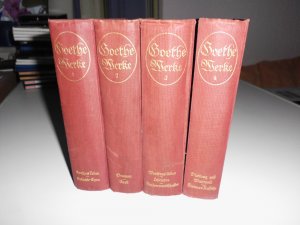 Goethes sämtliche Werke in vier Hauptbänden“ – Bücher